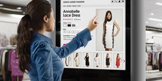 In store digital signage